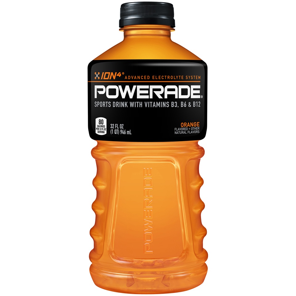 slide 1 of 2, Powerade ION 4 Sports Drink Orange - 32 fl oz, 32 fl oz