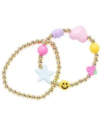 Carter's 2-Pack Beaded Bracelets - Gold - One Size
