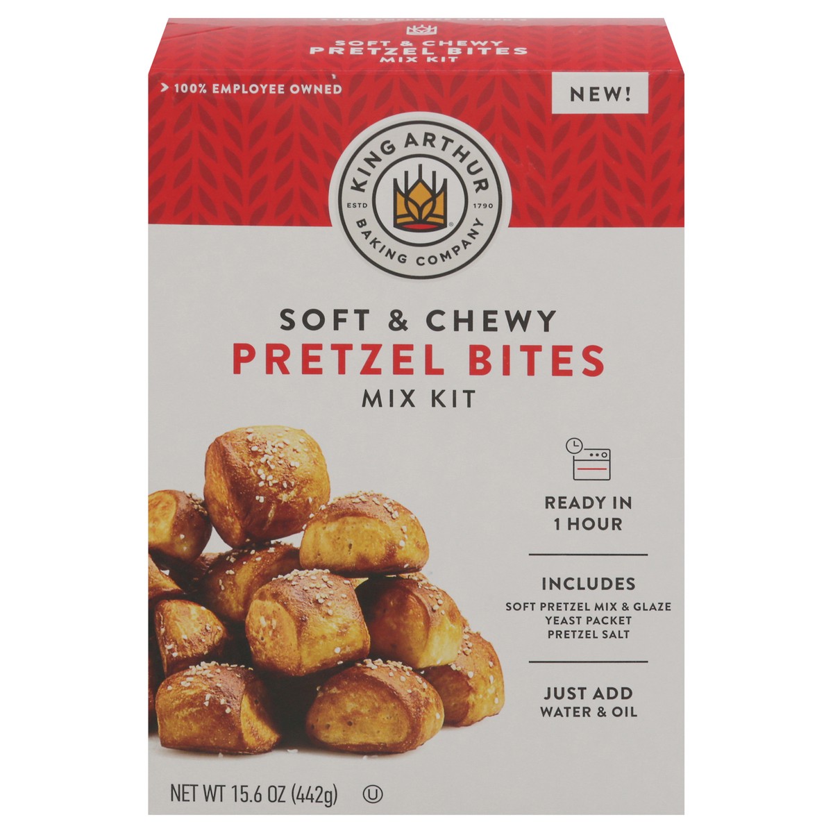 slide 7 of 13, King Arthur Soft & Chewy Pretzel Bites Mix Kit 15.6 oz, 15.6 oz