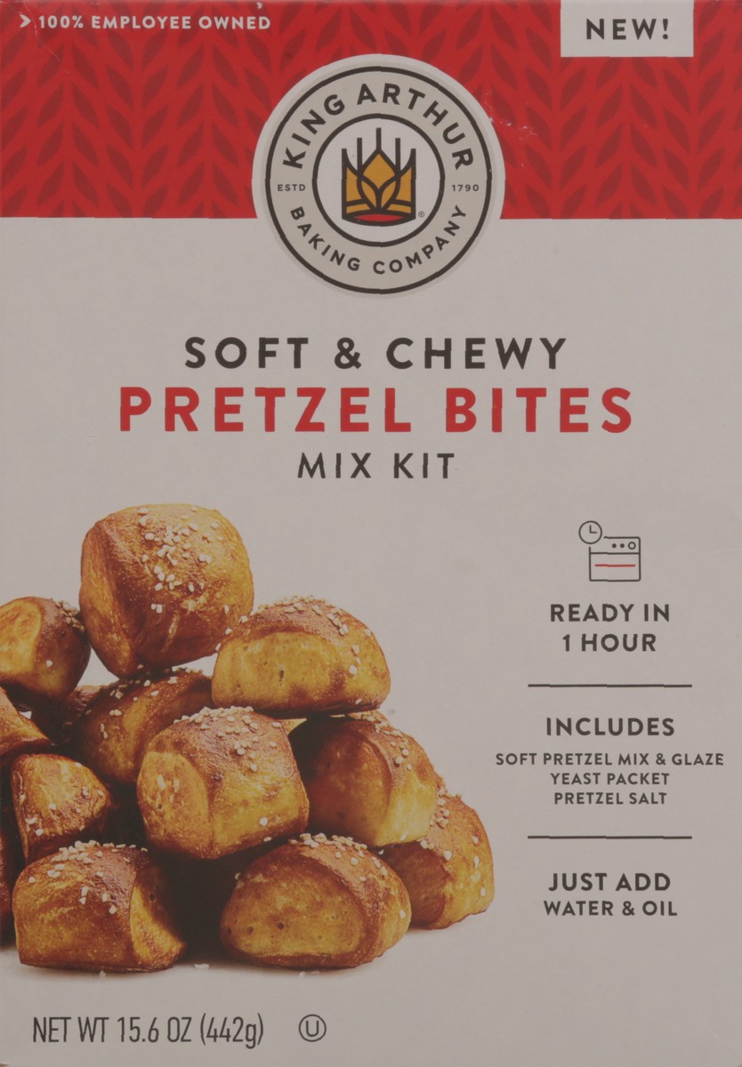 slide 2 of 13, King Arthur Soft & Chewy Pretzel Bites Mix Kit 15.6 oz, 15.6 oz