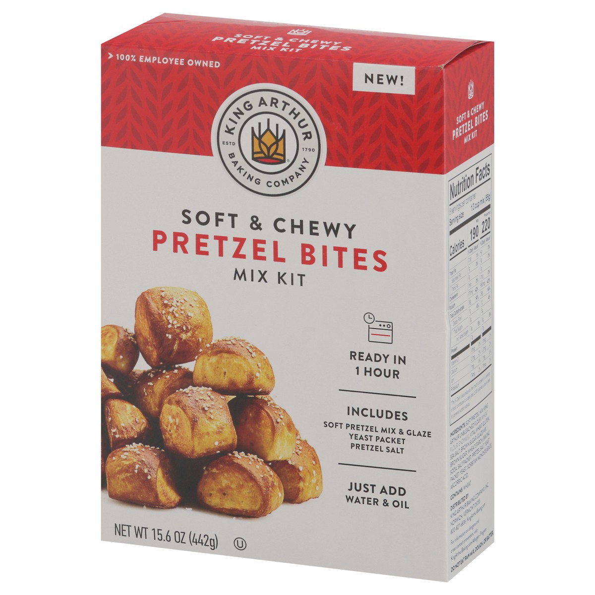 slide 10 of 13, King Arthur Soft & Chewy Pretzel Bites Mix Kit 15.6 oz, 15.6 oz