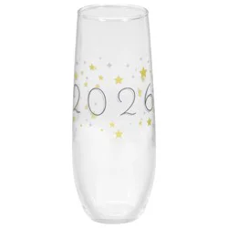 Hemisphere Brands New Years 9.6 Ounce Stemless New Years Champagne Glass 1 Each
