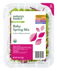 Nature's Basket Organic Baby Spring Mix