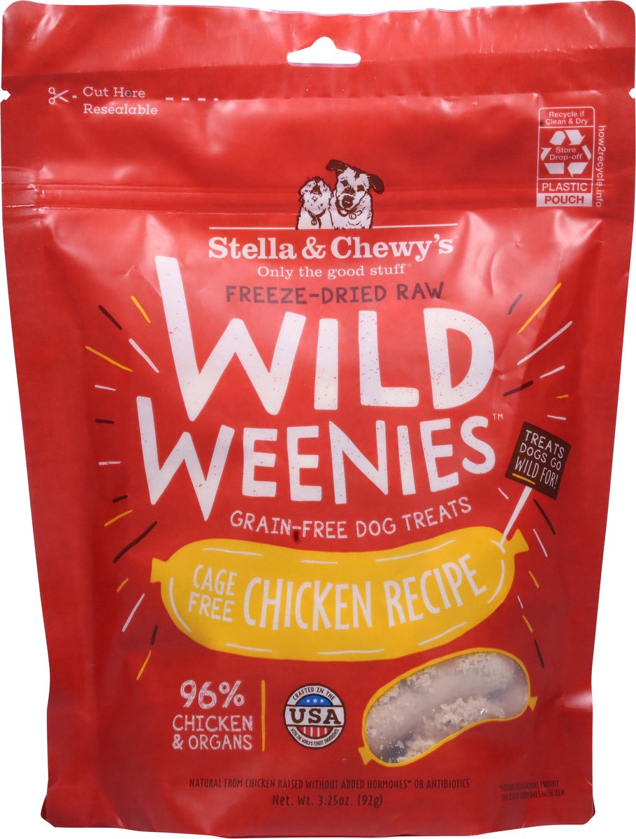 slide 5 of 15, Stella & Chewy's Wild Weenies Freeze-Dried Raw Grain-Free Chicken Recipe Dog Treats 3.25 oz, 3.25 oz