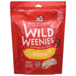 Stella & Chewy's Wild Weenies Freeze-Dried Raw Grain-Free Chicken Recipe Dog Treats 3.25 oz