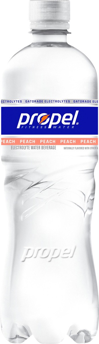 slide 2 of 3, Propel Zero Sugar Electrolyte Water Beverage Peach 24 Fl Oz, 24 fl oz