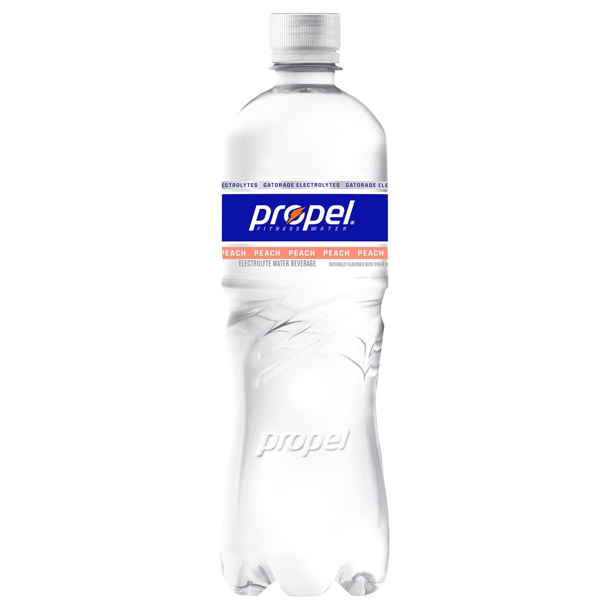 slide 1 of 3, Propel Zero Sugar Electrolyte Water Beverage Peach 24 Fl Oz, 24 fl oz