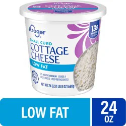 Kroger 2% Lowfat Small Curd Cottage Cheese - 24 oz