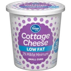 Kroger 2% Lowfat Small Curd Cottage Cheese - 24 oz