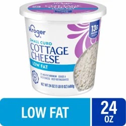 Kroger 2% Lowfat Small Curd Cottage Cheese - 24 oz