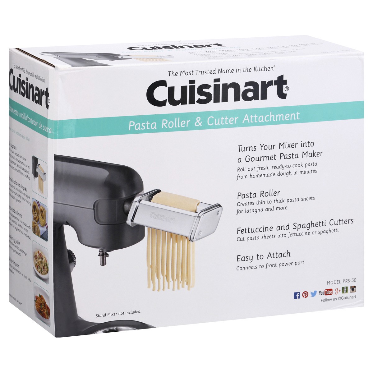 slide 2 of 8, Cuisinart Pasta Roller & Cutter Attachment 1 ea, 1 ct