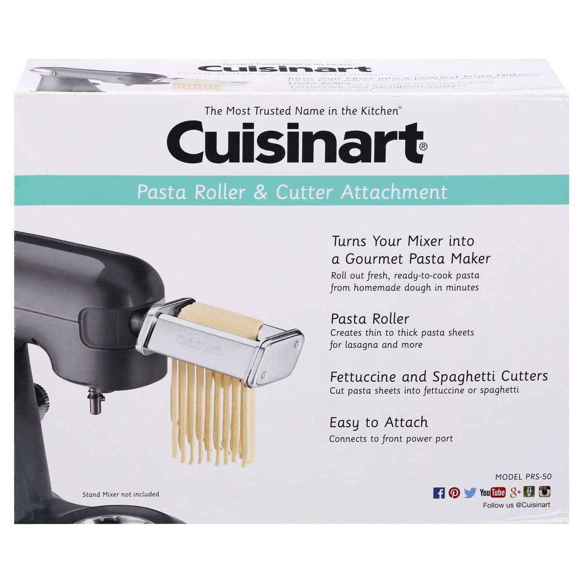 slide 1 of 8, Cuisinart Pasta Roller & Cutter Attachment 1 ea, 1 ct