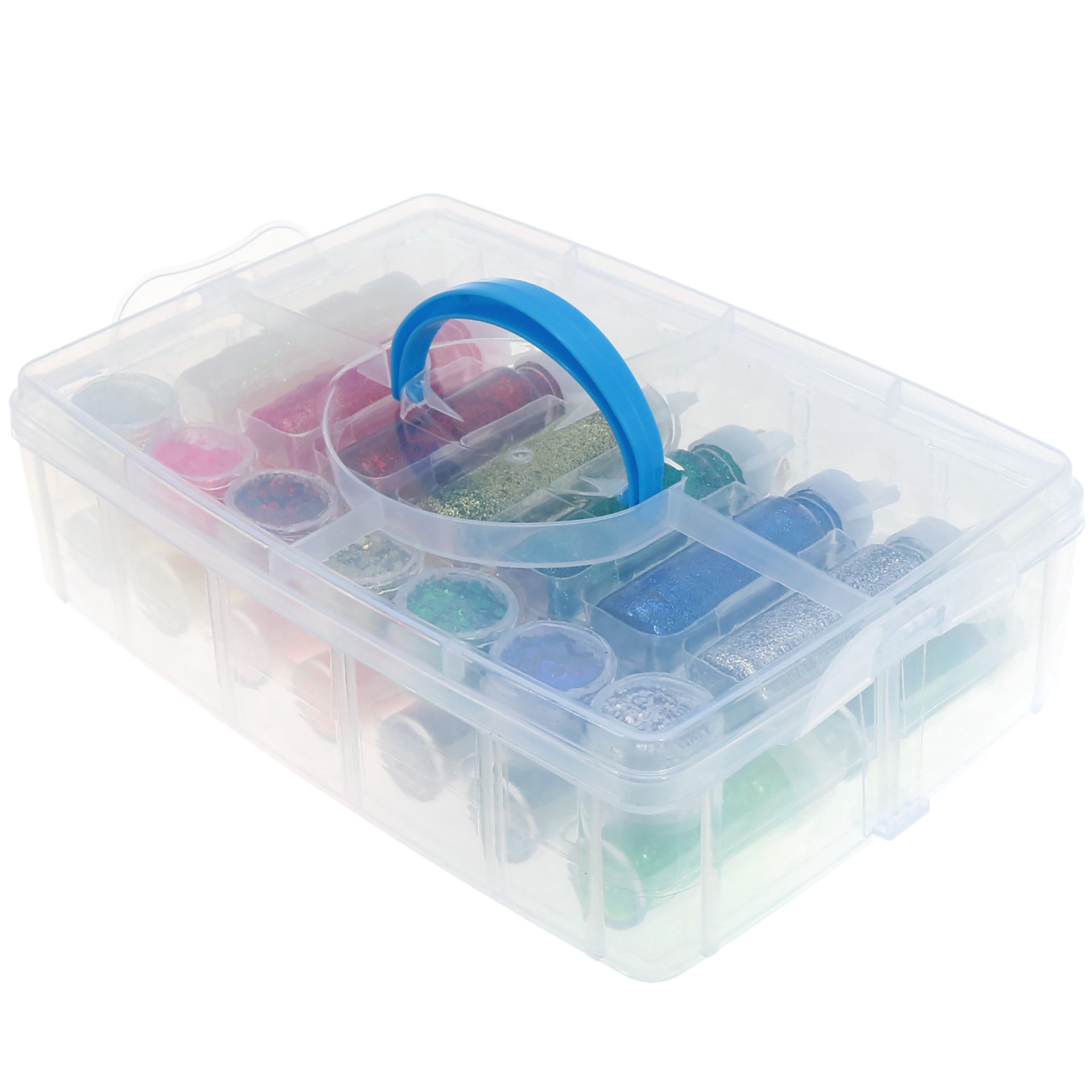 slide 5 of 5, Deluxe Glitter & Glitter Glue Kit By Creatology, 10.125 in x 6.67 in x 2.94 in