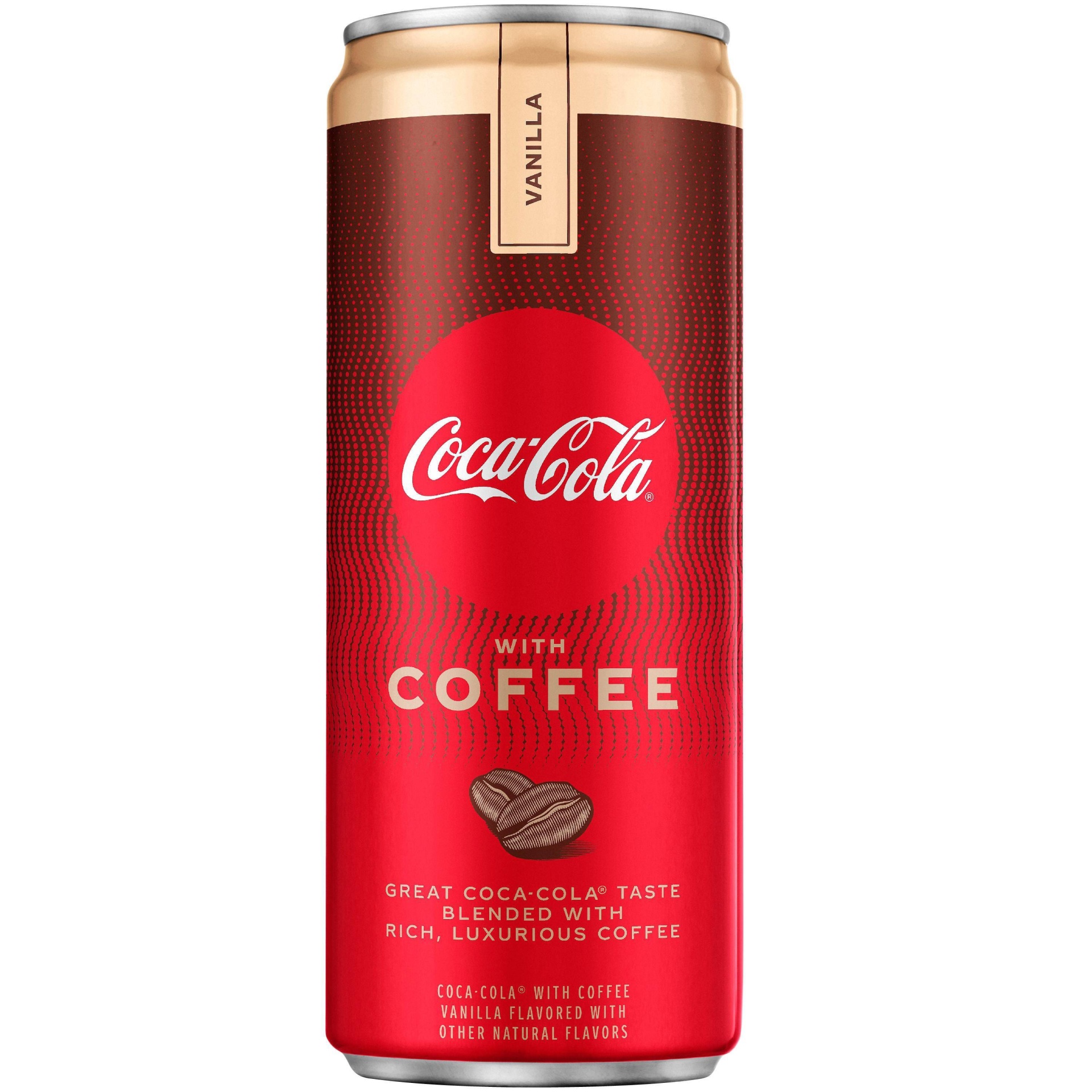 slide 1 of 1, Coca-Cola with Coffee Vanilla Can, 12 fl oz, 12 fl oz