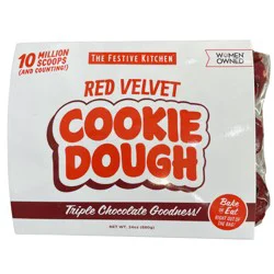 Festive Kitchen Red Velvet Cookie Dough Balls