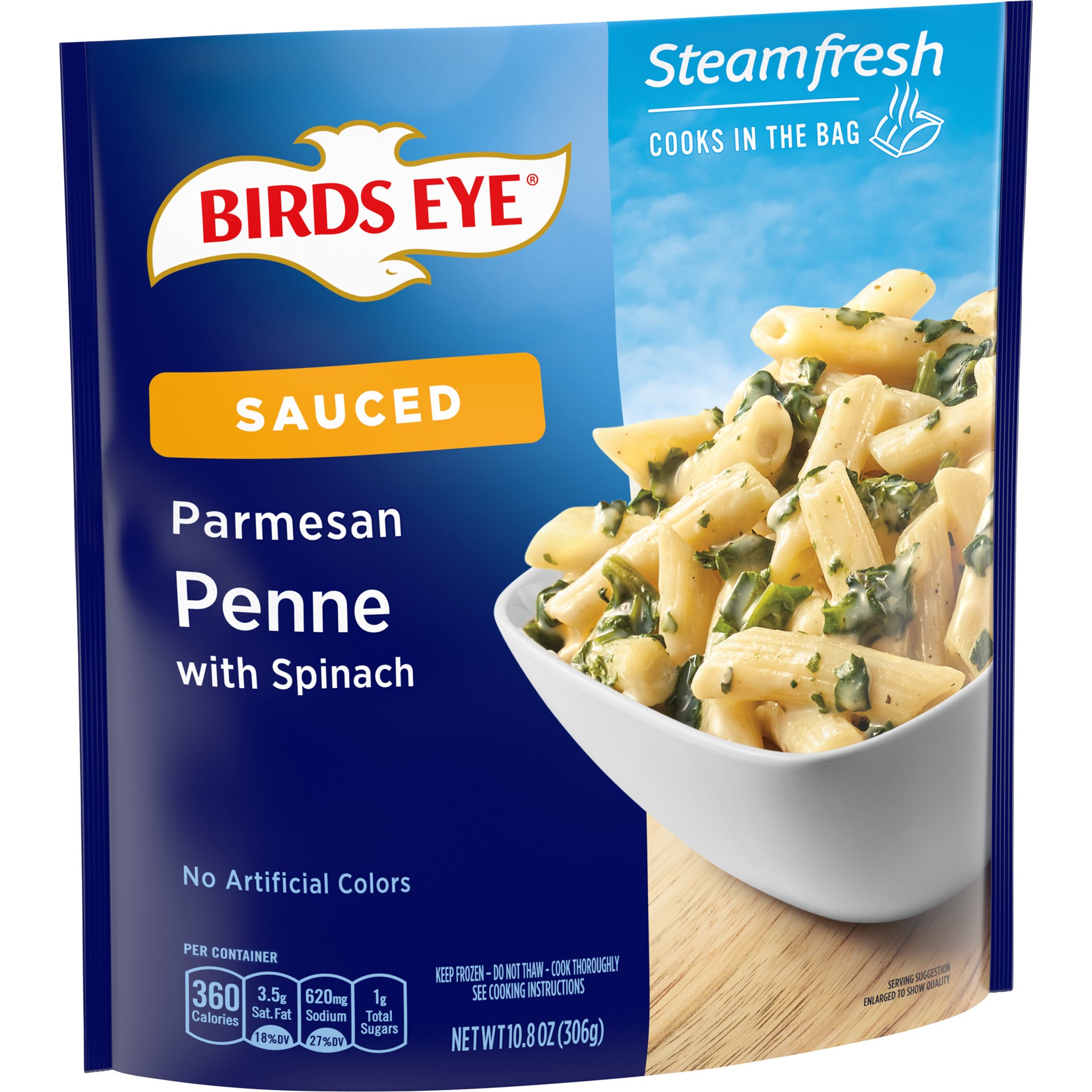 slide 5 of 5, Birds Eye Sauced Parmesan Penne with Spinach 10.8 oz, 10.8 oz