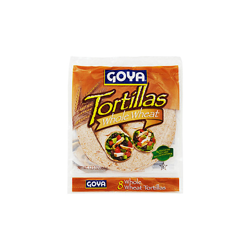 slide 1 of 1, Goya Whole Wheat Tortilla - 8 OZ, 8 oz