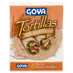Goya Whole Wheat Tortillas 8 Each