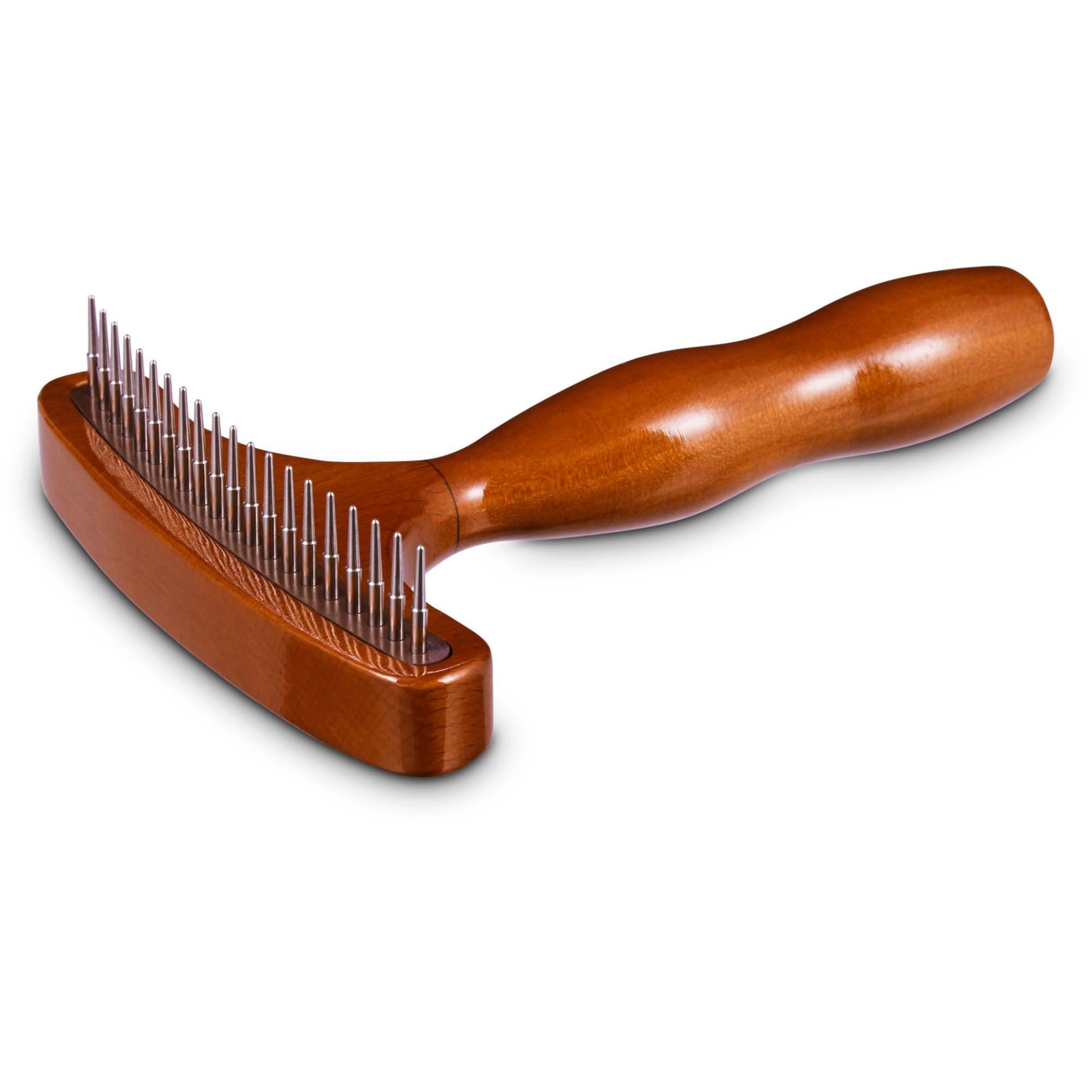 slide 1 of 1, Well & Good Wooden Grooming Rake for Dogs, 1 ct