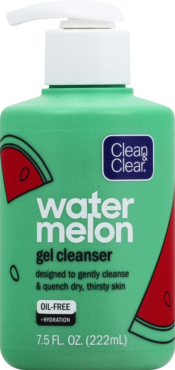 slide 9 of 11, Clean & Clear Hydrating Watermelon Gel Facial Moisturizer, Oil-Free Daily Face Gel Cream to Quench & Refresh Dry Skin, Lightweight & No-Shine, 1.7 oz, 1.7 oz