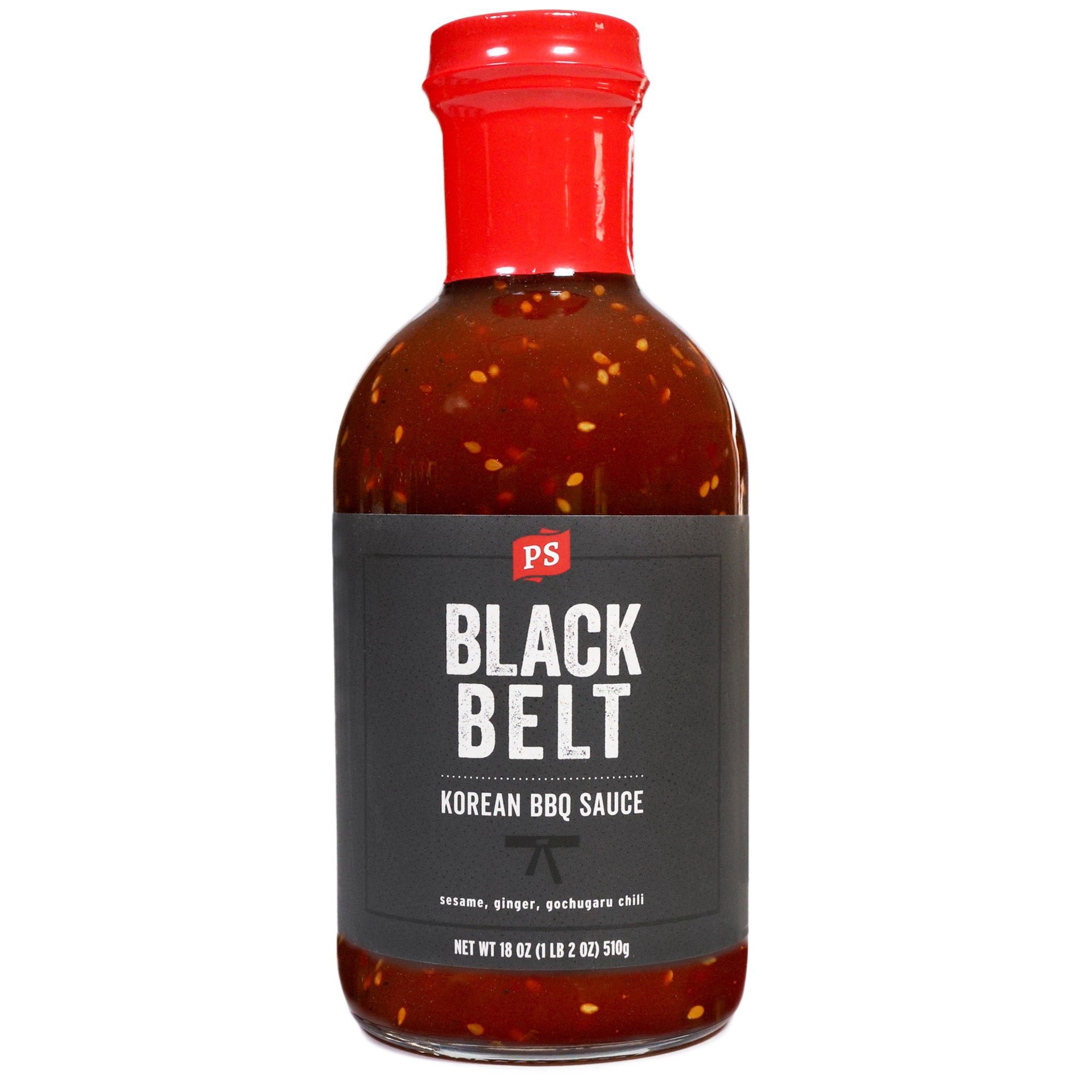 slide 1 of 1, PS Black Belt Korean BBQ Sauce, 18 oz