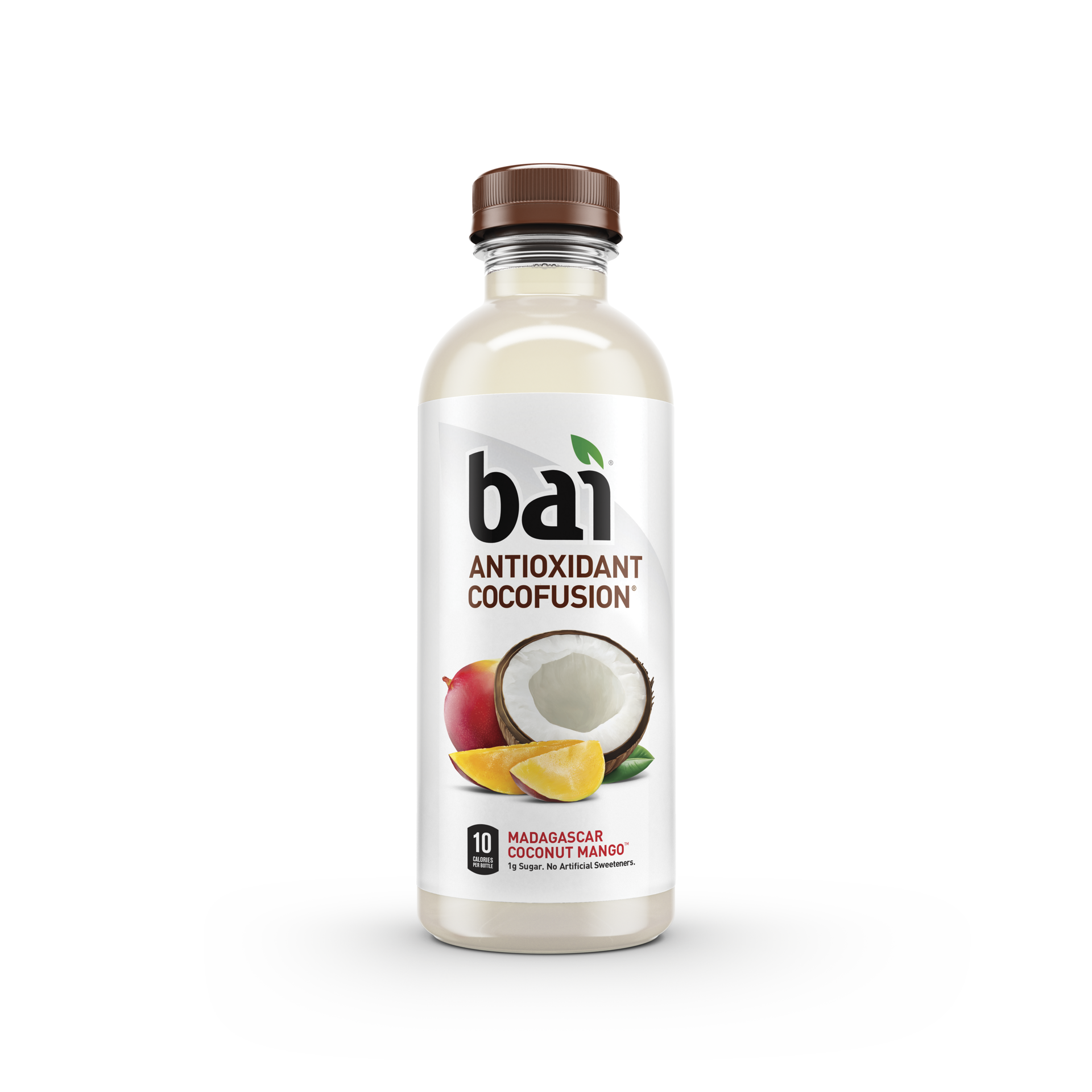 slide 3 of 3, Bai Coconut Flavored Water, Madagascar Coconut Mango, Antioxidant Infused Drinks, 18 Fluid Ounce Bottle, 18 fl oz