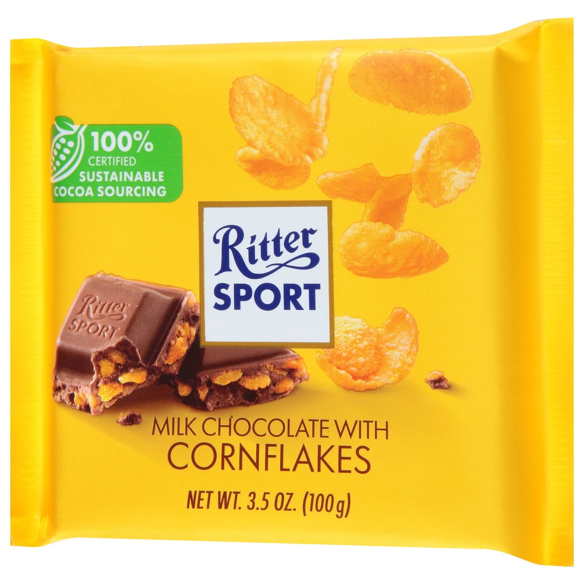 slide 5 of 9, Ritter Sport Milk Chocolate with Cornflakes 3.5 oz, 3.5 oz