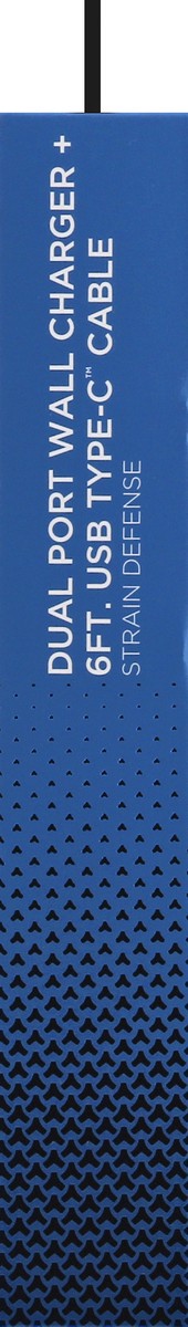 slide 2 of 11, iHome Dual Port Strain Defense Wall Charger + USB Type-C Cable 1 ea, 1 ct