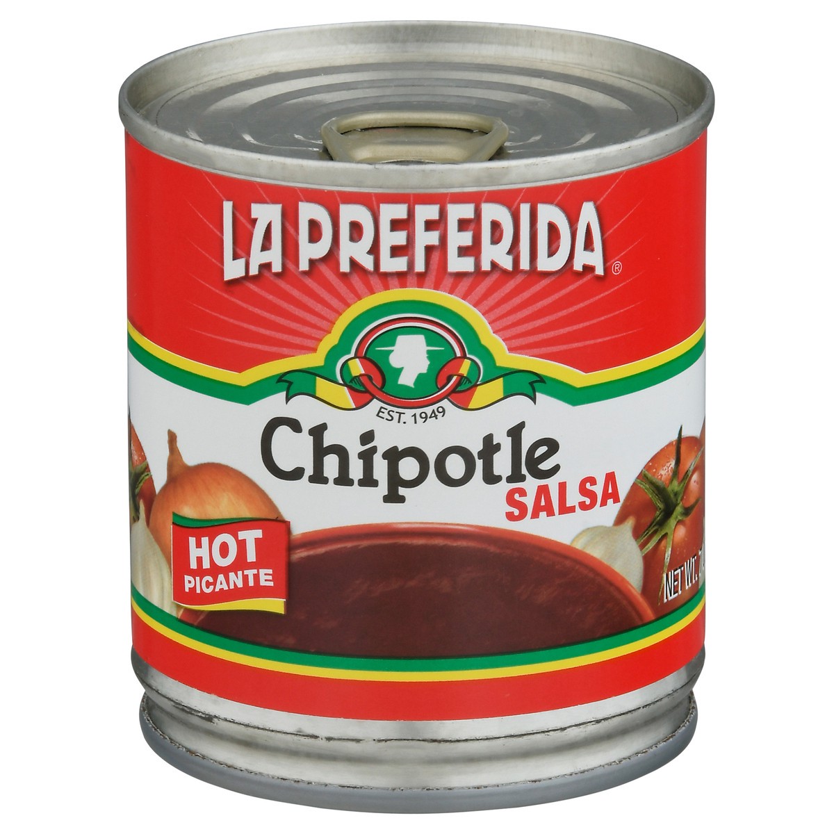 slide 1 of 9, La Preferida Hot Picante Chipotle Salsa 7 oz, 1 ct