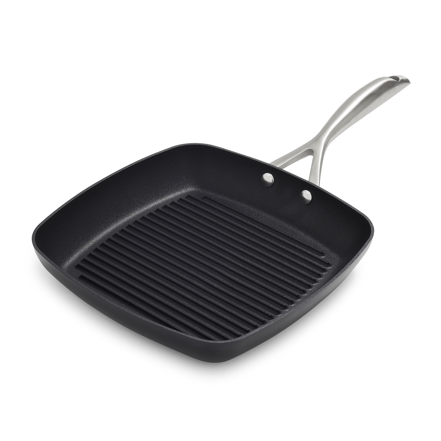 slide 1 of 1, SCANPAN Pro S+ Square Grill Pan, 10.5 in