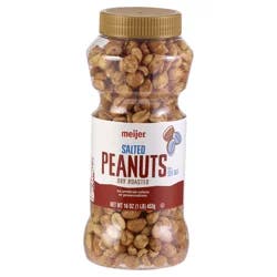 Meijer Salted Dry Roasted Peanuts