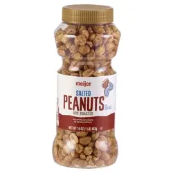 Meijer Salted Dry Roasted Peanuts