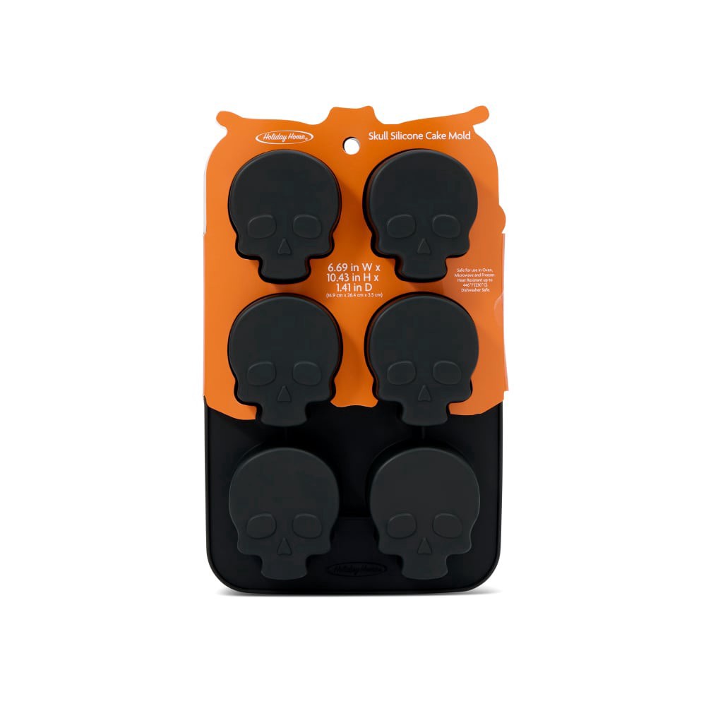 slide 2 of 2, Holiday Home® Mini Skull Silicone Mold, 1 ct