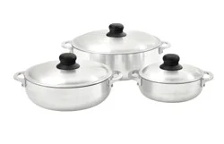 IMUSA 3-Piece Polished Caldero Set