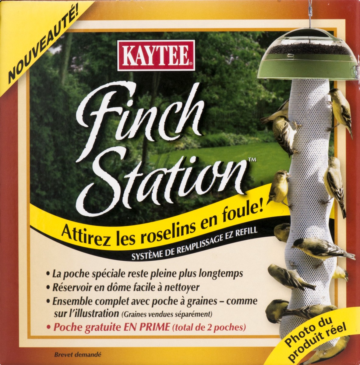 slide 2 of 9, Kaytee Finch Station Soft Mesh Sock Feeder, 1 ct