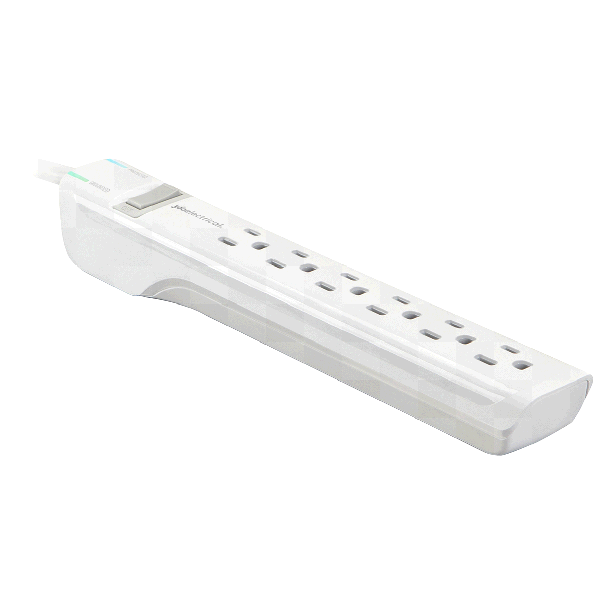 slide 2 of 4, 360 Electrical Suite+ 6 Outlet Surge Protector WHT, 1 ct