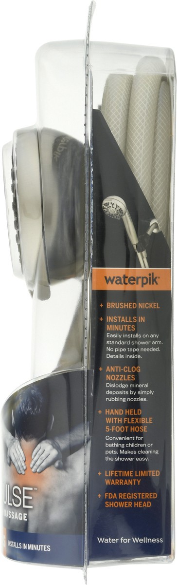 slide 10 of 10, Waterpik PowerPulse Therapeutic Strength Massage Shower Head 1 ea, 1 ct