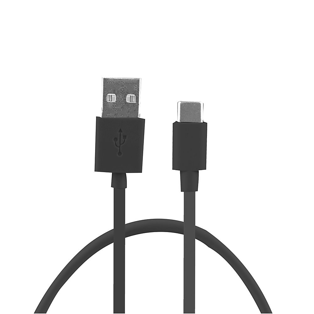 slide 1 of 1, Vivitar Od3006 Usb-A To Usb-C Cable, 6', Black, 1 ct