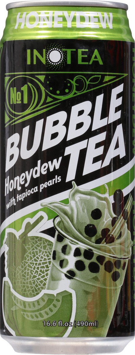 slide 5 of 9, Inotea Honeydew Bubble Tea with Tapioca Pearls 16.6 fl oz, 16.6 fl oz