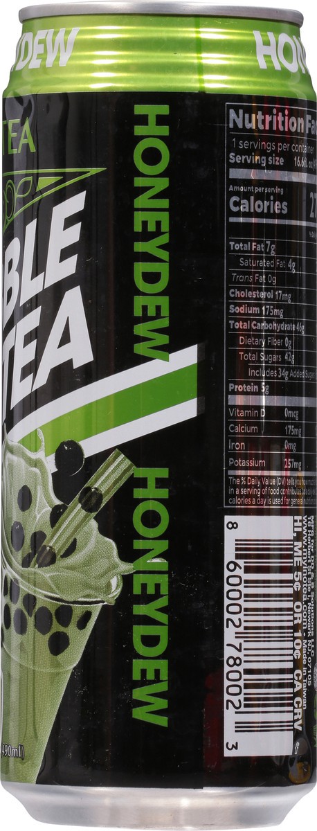 slide 8 of 9, Inotea Honeydew Bubble Tea with Tapioca Pearls 16.6 fl oz, 16.6 fl oz