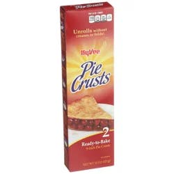 Hy-vee Ready-to-bake Pie Crusts
