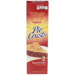 Hy-vee Ready-to-bake Pie Crusts