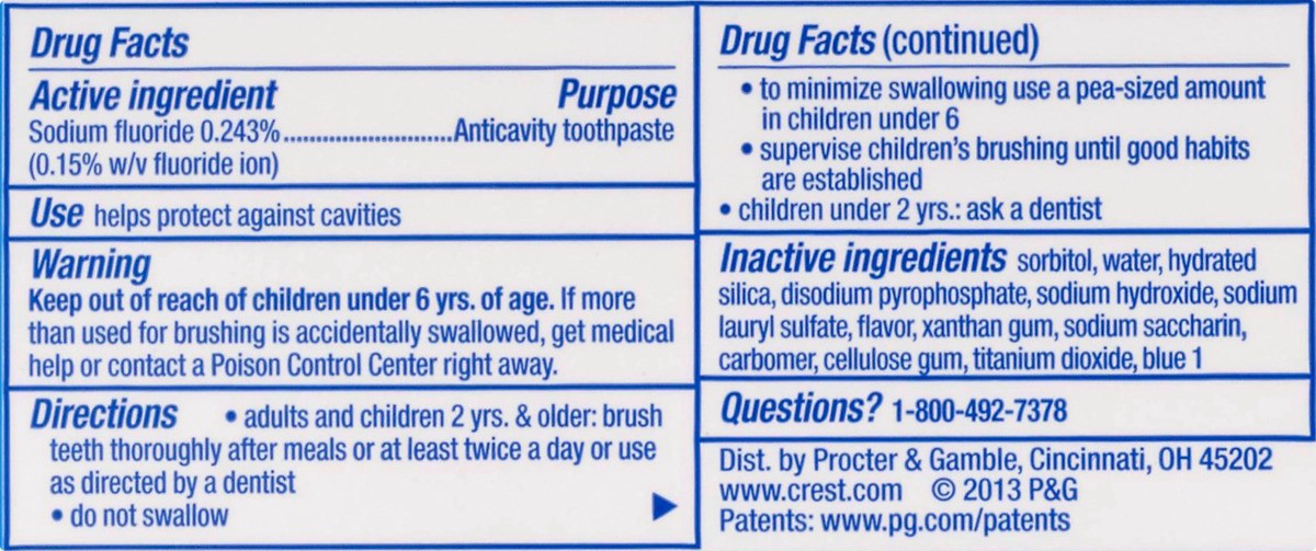 slide 5 of 10, Crest Toothpaste 4.6 oz, 4.6 oz