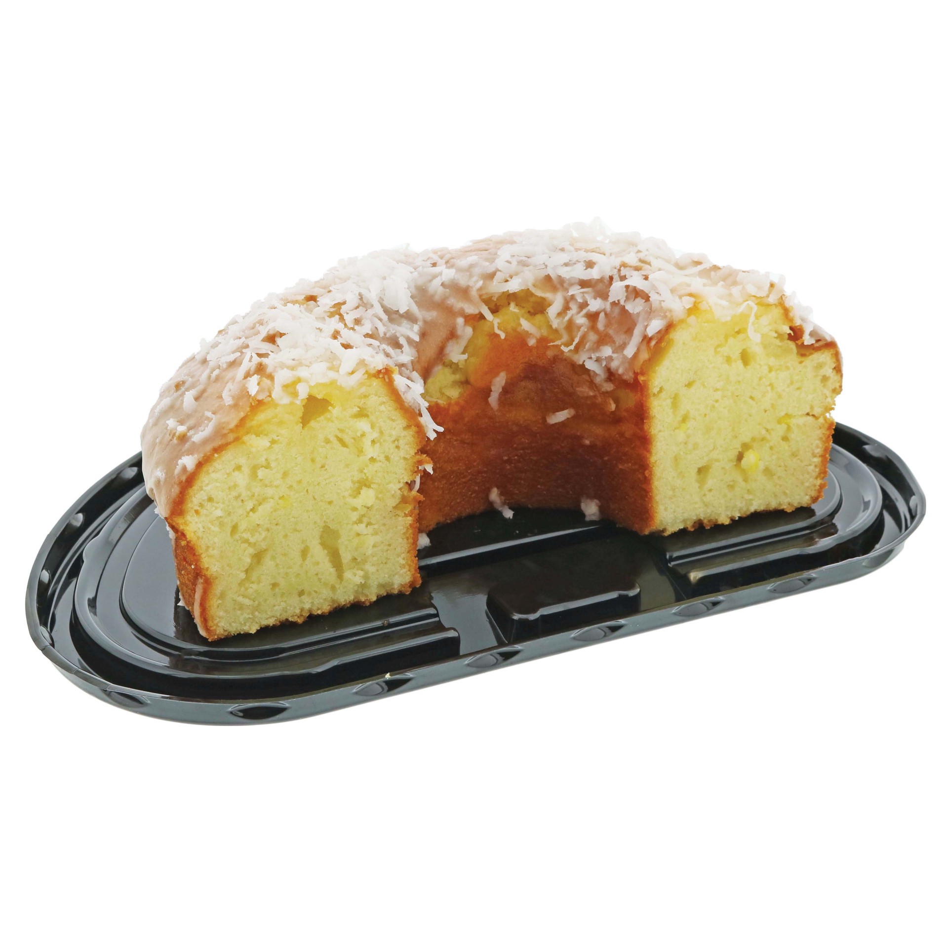 slide 1 of 1, H-E-B Bakery Half Piña Colada Creme Cake, 1 ct