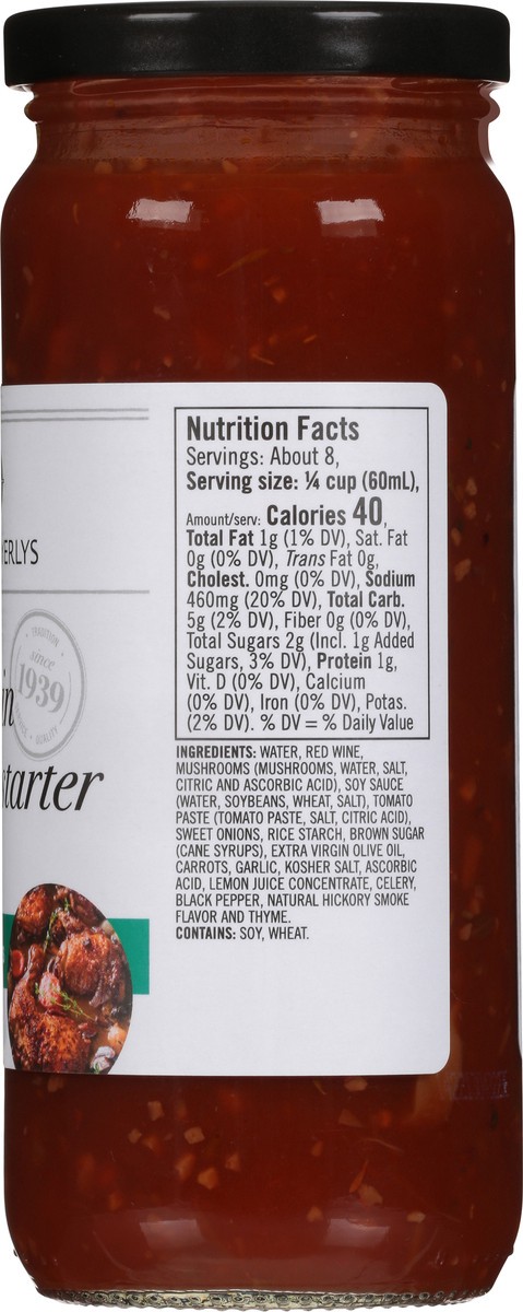 slide 3 of 9, L&B Coq Au Vin Chicken Starter Cooking Sauce with Red Wine & Herbs 16 fl oz, 16 fl oz