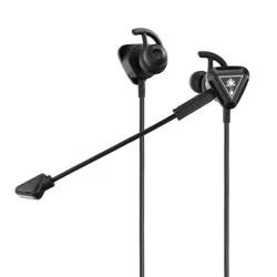 Turtle Beach Battle Buds In-Ear Wired Gaming Headset for Nintendo Switch/Xbox One/Series X|S/PlayStation 4/5 - Black/Silver