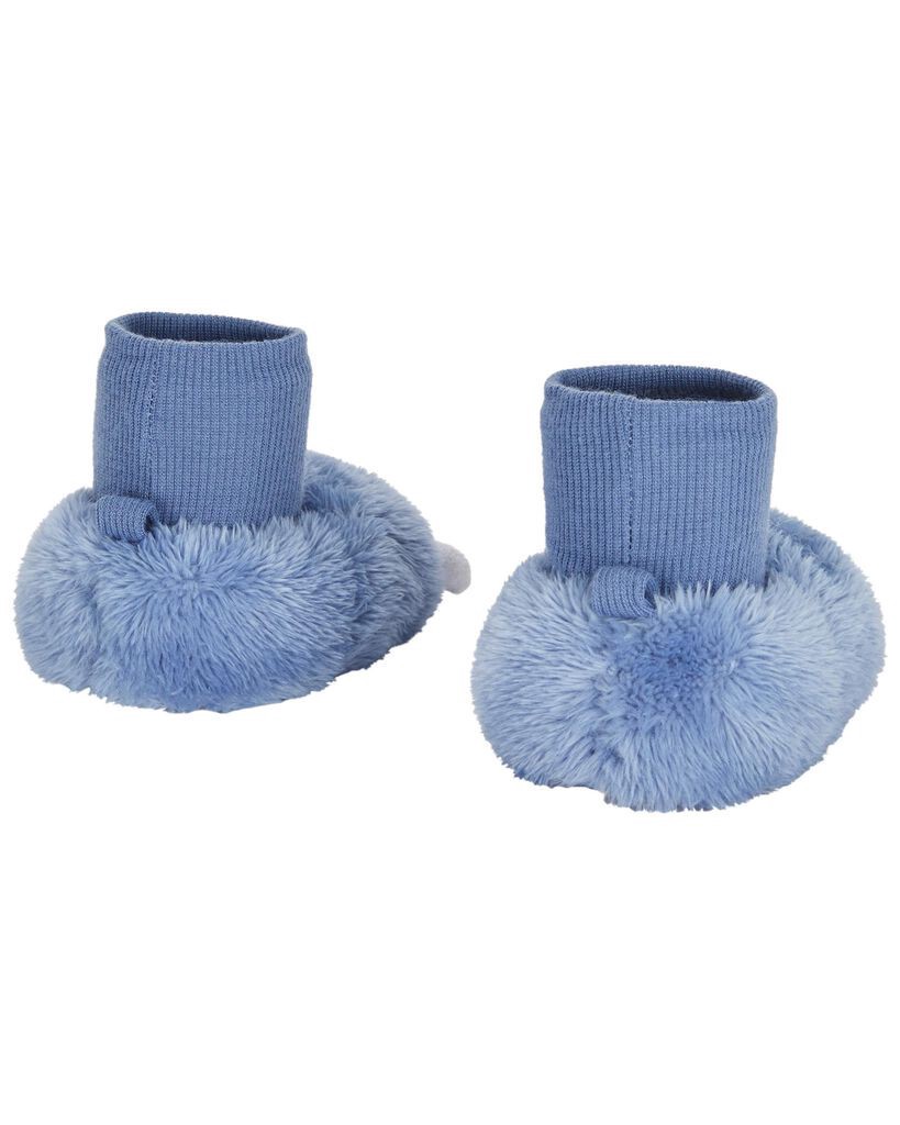 slide 2 of 2, Carter's Carters Baby Dinosaur Soft Slippers Blue 2, 1 ct