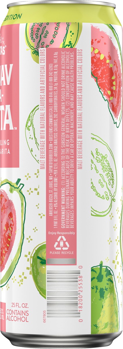 slide 6 of 6, RITAS Sparkling Limited Edition Guav-A-Rita Margarita 25 oz, 25 oz