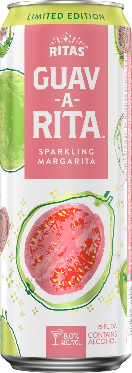 slide 5 of 6, RITAS Sparkling Limited Edition Guav-A-Rita Margarita 25 oz, 25 oz