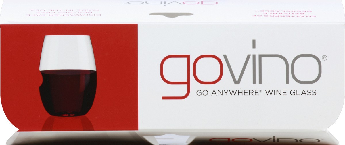 slide 3 of 5, govino Wine Glasses 2 ea, 2 ct